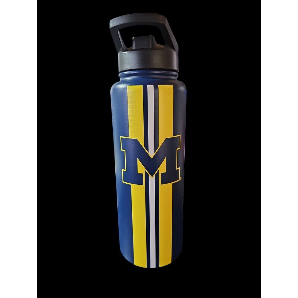 Double Walled 34 oz Stainless Steel Vacuum Sealed Cup Michigan Wolverines